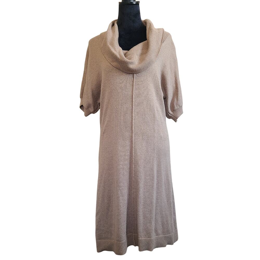 Banana Republic Womens Scoop Neck‎ L Sweater Angora Rabbit Hair Blend Dress Cozy